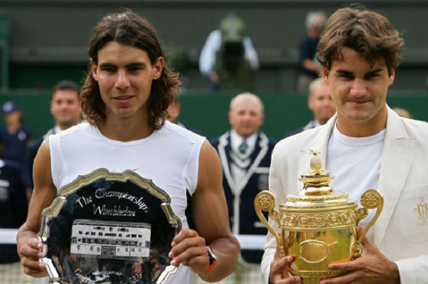 Federer và Nadal đã từng 3 lần gặp nhau ở Wimbledon