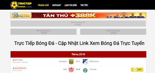 Tructiepbongda là trang web top đầu rực tiếp phát sóng bóng đá ở nước ta