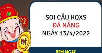 Soi cầu xổ số Đà Nẵng ngày 13/4/2022 thứ 4 hôm nay