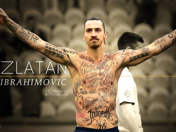 Zlatan Ibrahimović là một trong những cầu thủ có body đẹp nhất
