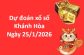 Dự đoán xổ số Khánh Hòa ngày 25 tháng 1