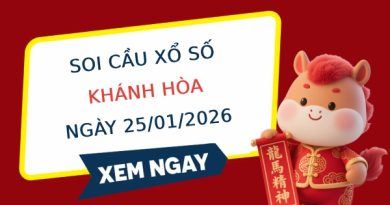 Soi cầu xổ số Khánh Hòa ngày 25/1/2026 siêu vip miễn phí