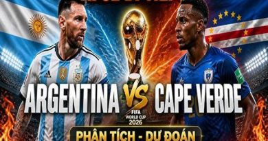 Dự bóng đá Argentina với Cape Verde 5h00 ngày 4/7