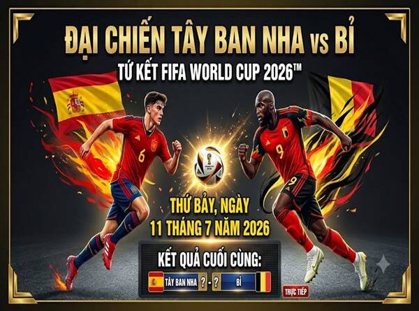 Tây Ban Nha gặp Bỉ