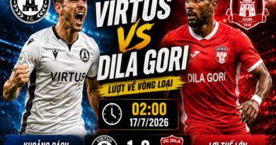 Số liệu trận đấu Virtus gặp Dila Gori 2h ngày 17/7 Virtus gặp Dila Gori